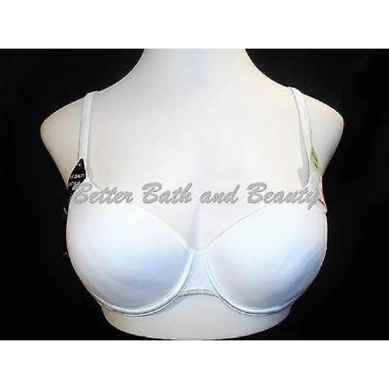 Lily Of France 2129720 90% Cotton Contoured Underwire Bra 36A White NWT