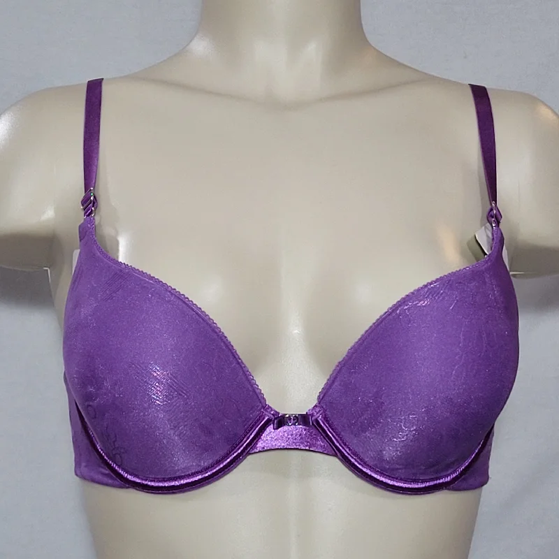 Lily of France 2131101 Soiree Extreme Ego Boost Tailored UW Bra 36A Summer Plum