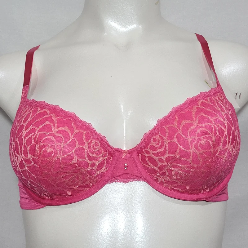 Lily Of France 2177140 Extreme Sensational Cut & Sew UW Bra 34B Pink NWT