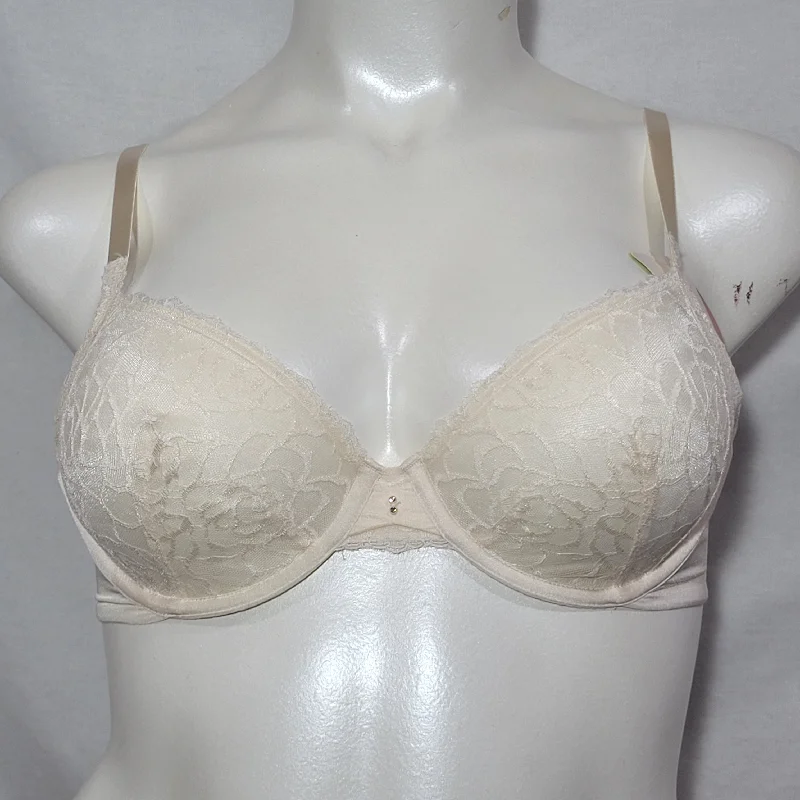 Lily Of France 2177140 Extreme Sensational Cut & Sew UW Bra 34B Sweet Cream NWT