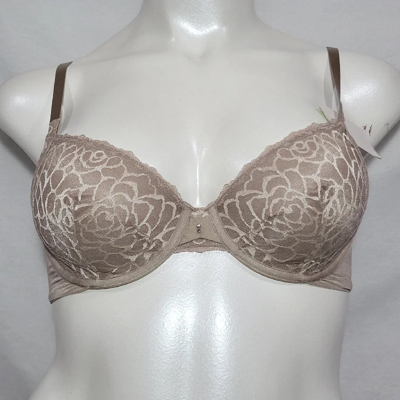 Lily Of France 2177140 Extreme Sensational Cut & Sew UW Bra 34B Toasted Coconut