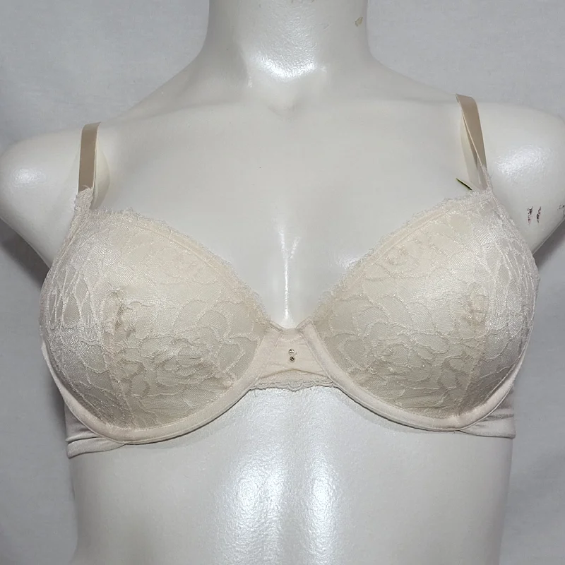 Lily Of France 2177140 Extreme Sensational Cut & Sew UW Bra 36B Sweet Cream NWT