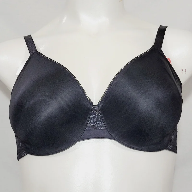 Lilyette 443 Comfort Control Minimizer Underwire Bra 38C Black