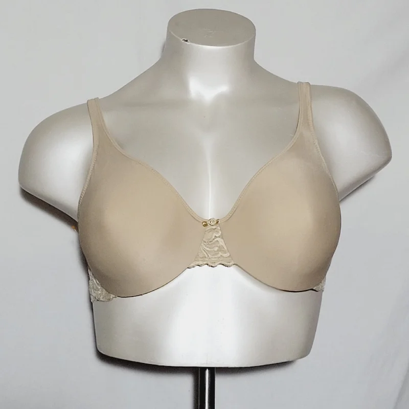 Lilyette 480 Tailored Lace Minimizer Underwire Bra 42C Beige NEW WITH TAGS