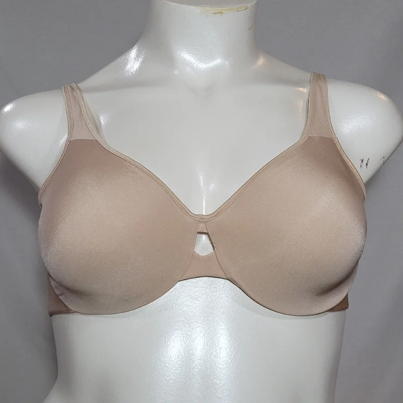Lilyette 904 Plunge Into Comfort Keyhole UW Bra 38DD Nude