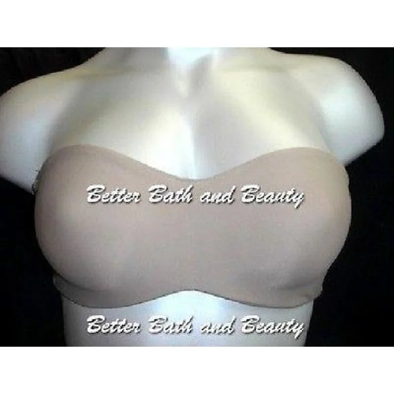 Lilyette 939 Tailored Strapless Underwire Bra 38C Nude NWT WITH STRAPS