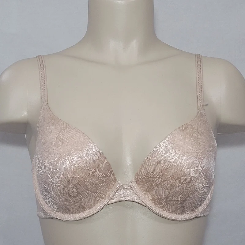Maidenform 05103 5103 Self Expressions Custom Lift with Lace Bra 38D Nude NWT