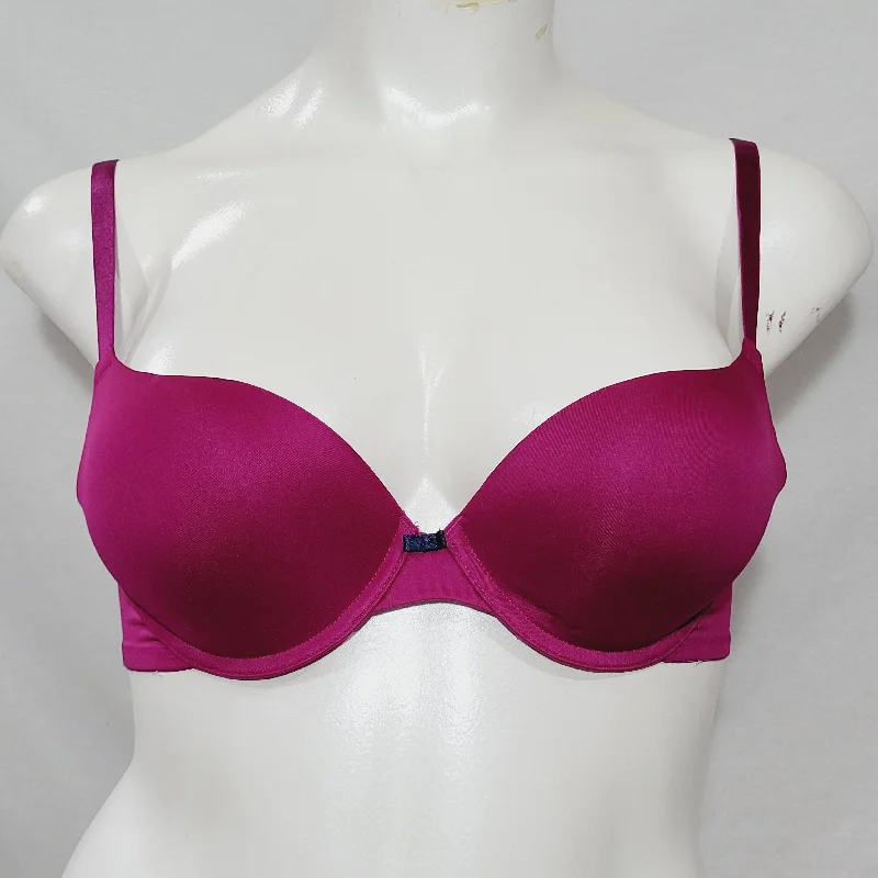 Maidenform 5679 Self Expressions Push-Up Underwire Bra 34D Fuschia Pink NWT