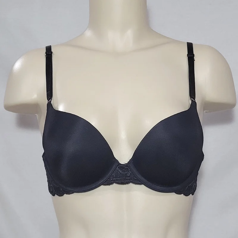 Maidenform 5809 Self Expressions Convertible Push-Up Underwire Bra 34B Black NWT