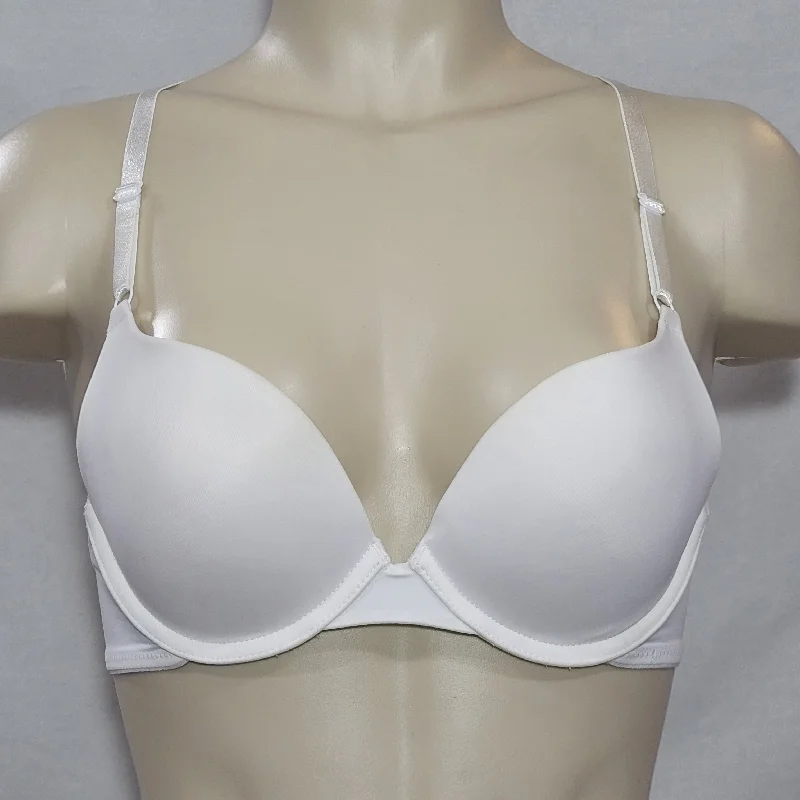 Maidenform 5809 Self Expressions Convertible Push-Up UW Bra 38C White NWOT