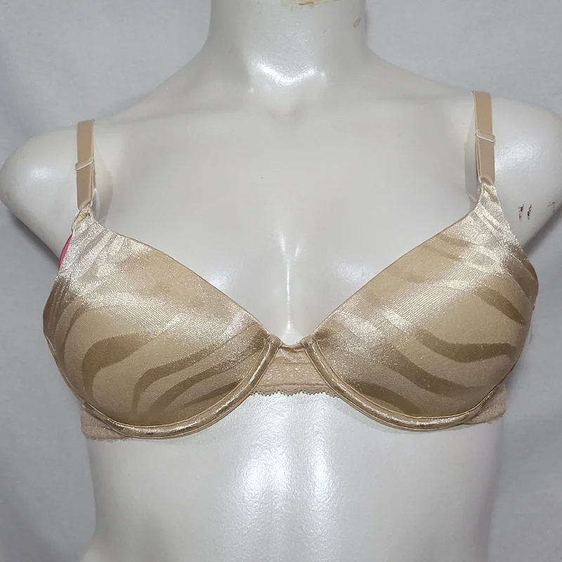 DISCONTINUED Maidenform 7122 One Fabulous Fit Jacquard Satin Underwire Bra 34B Gold NWT DISCONTINUED Maidenform 7122 One Fabulous Fit Jacquard Satin Underwire Bra 34B Gold NWT