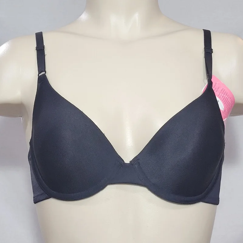Maidenform 7959 One Fabulous Fit Demi Underwire Bra 38B Black NWT