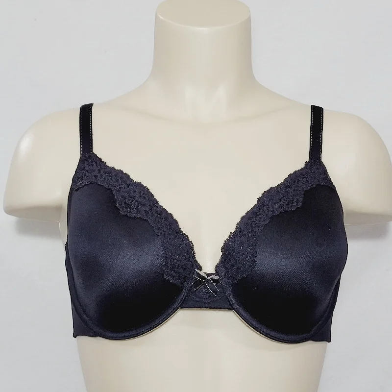 Maidenform 9404 Comfort Devotion Embellished Extra Coverage UW Bra 34D Black