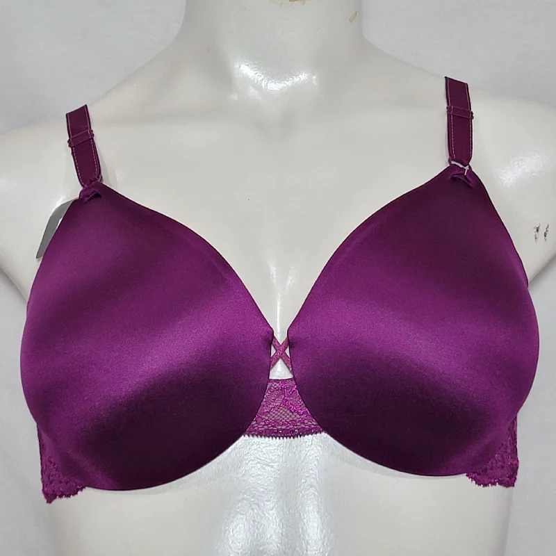 Maidenform 9451 Comfort Devotion Full Fit Embellished 2 Ply Bra 38C Purple NWT DISCONTINUED Maidenform 9451 Comfort Devotion Full Fit Embellished 2 Ply Bra 38C Purple NWT DISCONTINUED