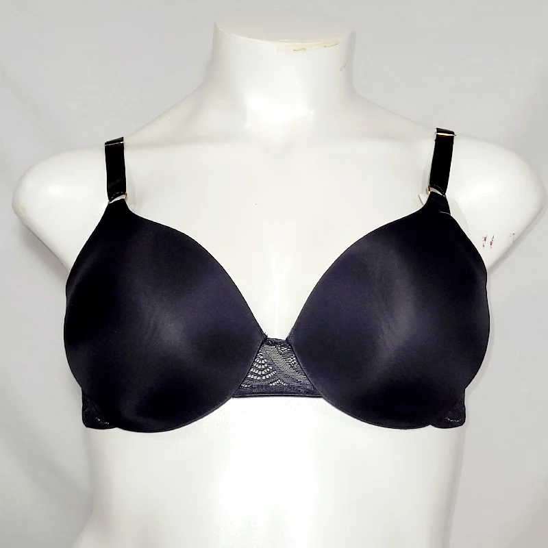 Maidenform 9621 Weightless Comfort Extra Coverage TShirt UW Bra 38D Black NWT