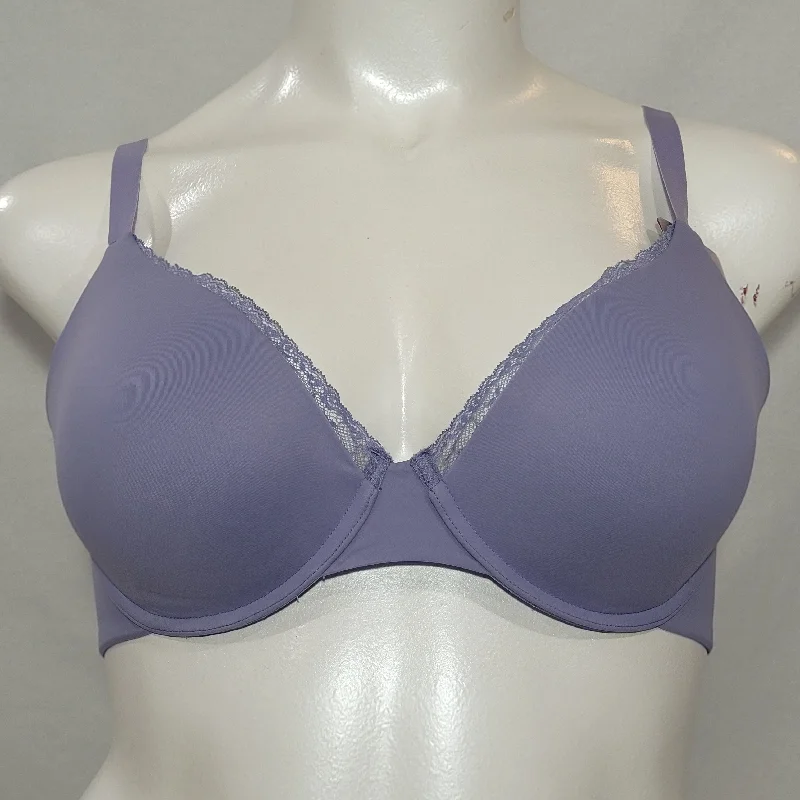 Maidenform DM9501 Comfort Devotion Memory Foam Extra Coverage Underwire Bra 36DD Plum Gray Maidenform DM9501 Comfort Devotion Memory Foam Extra Coverage Underwire Bra 36DD Plum Gray