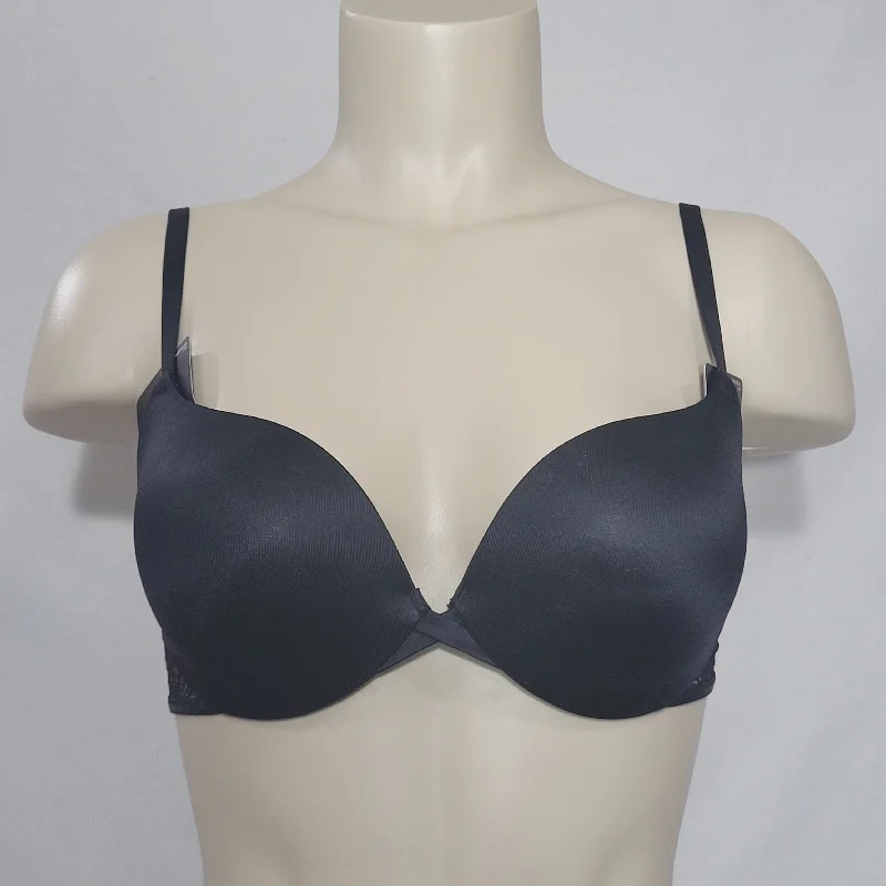 Maidenform DM9900 Center of Attention Satin and Lace Demi Underwire Bra 34A Black NWT Maidenform DM9900 Center of Attention Satin and Lace Demi Underwire Bra 34A Black NWT