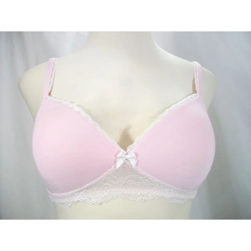 Marie Meili MMA15P2634 Becky Curves Temption Lace Trimmed Modal Wire Free Bra 32D Pink NWT