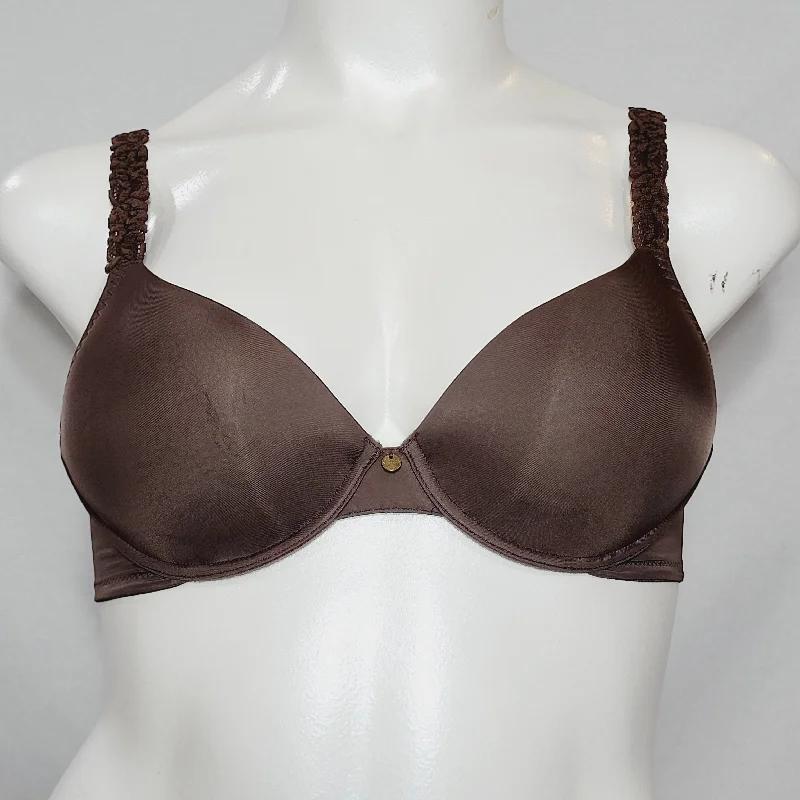 Natori 136001 Body Double Full Fit Contour UW Bra 32D Chocolate Brown