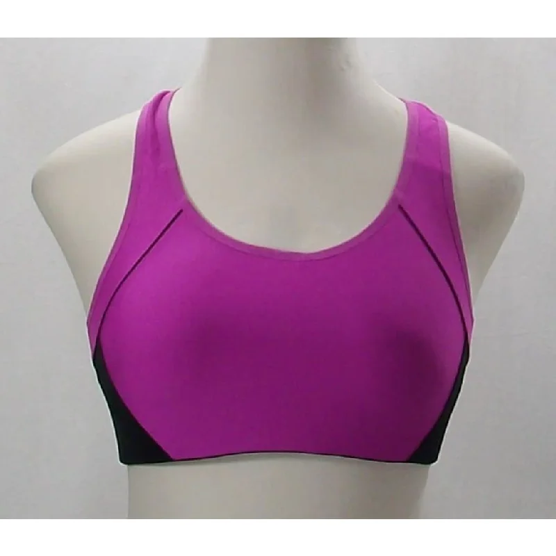 New Balance WBT3107 The Airy Racer Wire Free Sports Bra Size 38C Raspberry Black