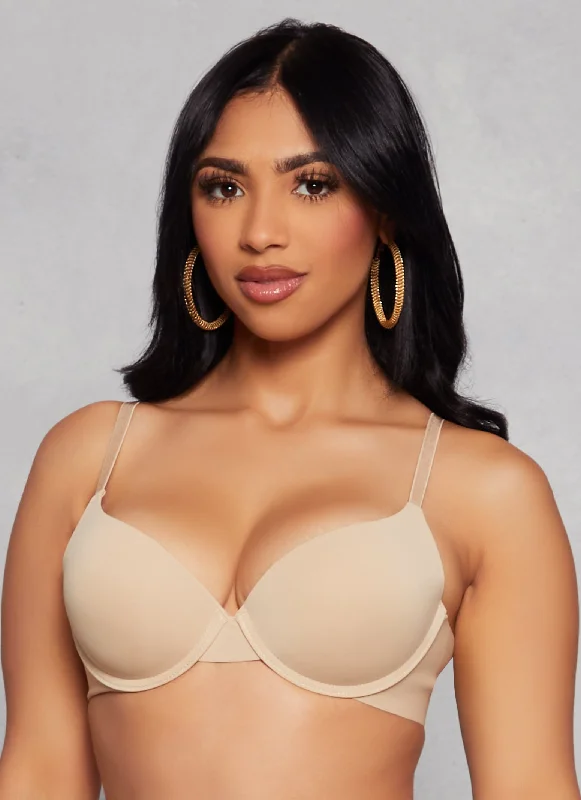 Solid Basic Plunge Bra