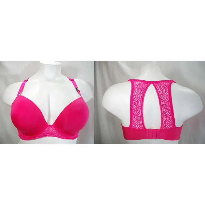 Paramour 115011 Felina Carolina Seamless Contour Plunge T-Back UW Bra 40DD Pink