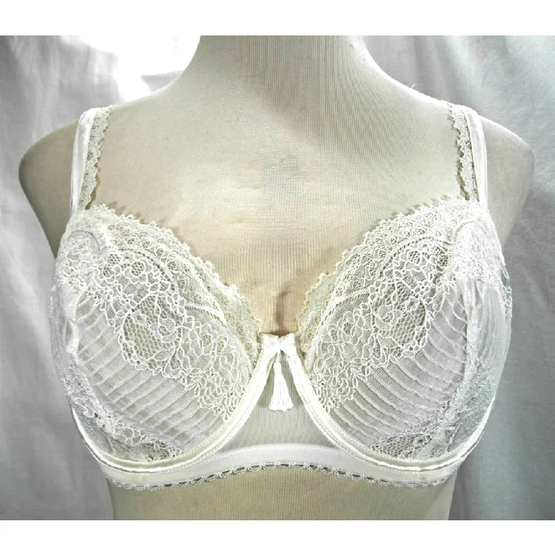 Paramour by Felina 115056 Amourette Unlined Lace Full Busted Underwire Bra 36D Ivory Paramour by Felina 115056 Amourette Unlined Lace Full Busted Underwire Bra 36D Ivory