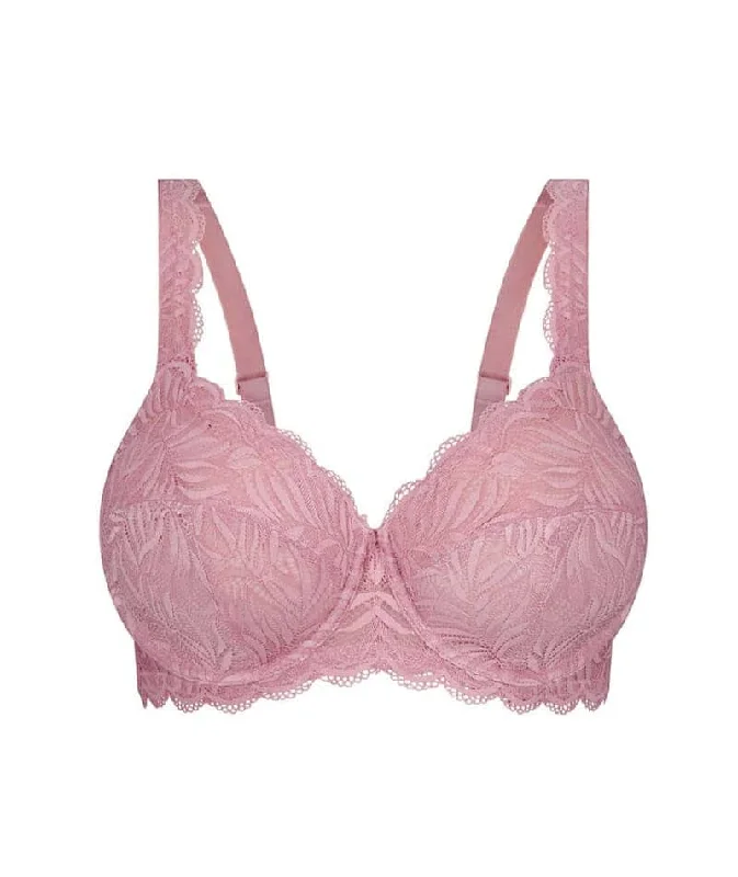 Triumph Essential Lace Balconette Bra - Sunrose Pink